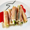 スーパーリンクス's cooksnap of when they made 生ハムで何でも巻いたおつまみ.