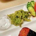 miwayon's cooksnap of when they made 沖縄の春！生アーサーのかき揚げ天ぷら.
