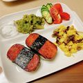 miwayon's cooksnap of when they made 調理師さんから教わった☆スパムおにぎり.
