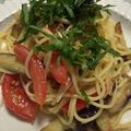 どあら。's cooksnap of when they made なすオクラみょうがの和風冷製パスタ.