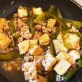 ☆こま's cooksnap of when they made 厚揚げとピーマンのそぼろ煮.