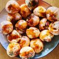 るなっし〜's cooksnap of when they made 米粉活用たこ焼き 長芋入りふわふわ生地.