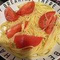 みふみふ☆'s cooksnap of when they made 簡単☆完熟トマトのスパゲッティー.