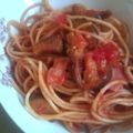 ♪桃ノ花ビラ♪'s cooksnap of when they made ナスとホールトマトだけで美味しいパスタ.