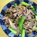COCO&Mo-'s cooksnap of when they made わけぎと鶏肉(豚肉)のスピード炒め.