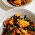 つよまり's cooksnap of when they made ☆簡単☆ふわたま豚キムチ炒め.