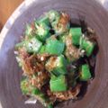 ツンドラ's cooksnap of when they made オクラ　かつおポン.