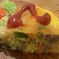 どんぐりきのこ's cooksnap of when they made キノコとチーズの炊飯器キッシュ.