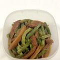 クックP8KGHH☆'s cooksnap of when they made いんげんとさつま揚げの炒め煮　七味がけ♪.