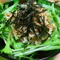 ぽろっとＱちゃん's cooksnap of when they made 水菜と大根の青じそドレッシングサラダ.