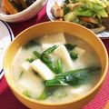フジぽん's cooksnap of when they made ニラと高野豆腐のお味噌汁.