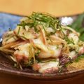 Nakatojias's cooksnap of when they made ☼最強つまみ♪タコのミョウガと大葉和え.