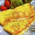 あさみん1161's cooksnap of when they made 甘くない＊ハム＆チーズのフレンチトースト.