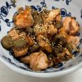rippuchan's cooksnap of when they made 鮭とごぼうの胡麻味噌煮.