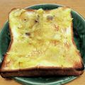 カプチーナ！'s cooksnap of when they made ☆焼き芋トースト.