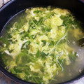 ももんじゃー's cooksnap of when they made 豆苗とふわふわ玉子のスープ.