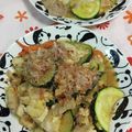 赤い電話's cooksnap of when they made ゴーヤ苦手なの！ズッキーニチャンプルー.