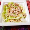 めぐ＊ぴぃ's cooksnap of when they made レタス納豆のマヨ和え.