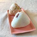 かっちゃん杉's cooksnap of when they made 明太子（たらこ）と梅干しの二刀流おにぎり.