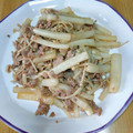 クックJOEさん's cooksnap of when they made 大根消費！ひき肉とえのきでコク旨炒め.