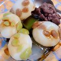 ✩こいぬ✩'s cooksnap of when they made 白玉パンダのあんみつ.