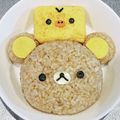 クックUR9L2V☆'s cooksnap of when they made リラックマおにぎり＊キャラ弁.