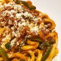 miumini's cooksnap of when they made うどんナポリタン.