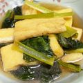 うぱるぱここあ's cooksnap of when they made 菜っ葉とお揚げの炊いたん.