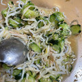 クックWBAF43☆'s cooksnap of when they made 簡単！美味♪もやしときゅうりのごまナムル.