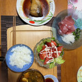 くうandホームズ's cooksnap of when they made 鰤の照り焼き.あおさの赤だし.