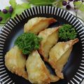 みっちゃん❇️68's cooksnap of when they made 餃子皮DEかぼちゃリメイクチーズ包み揚げ.