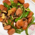 クックはろはろ3's cooksnap of when they made しし唐＆マッシュルーム＆ウインナー炒め.