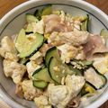 kimikimis's cooksnap of when they made ゴーヤ苦手なの！ズッキーニチャンプルー.