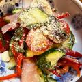 クック219VGU☆'s cooksnap of when they made ズッキーニハムトマト☆バジルレモンマリネ.