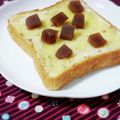 ふうはっちゃん's cooksnap of when they made ようかん＊バター＊トースト.