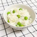 ゆづキッチン's cooksnap of when they made スナップエンドウ❤バター入り✨豆ごはん.