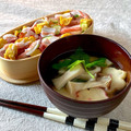 かっちゃん杉's cooksnap of when they made 旨味たっぷり＊麩とエリンギのお吸い物.
