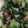 花音's cooksnap of when they made お弁当にも簡単一品　チンゲン菜とハム炒め.