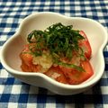 クックWZ3WQY☆'s cooksnap of when they made 夏色　トマトの和風サラダ.