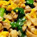 palmbeach's cooksnap of when they made 豚ニラ卵の甘辛.