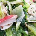 ななみん ママ★★'s cooksnap of when they made グリーンリーフとカニカマのゴママヨ和え♡.