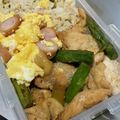 まめ郎's cooksnap of when they made きょうの大皿？！アスパラでガリバタチキン.