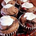 ちょこふみ's cooksnap of when they made ダークチェリーとチョコレートのマフィン.
