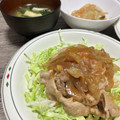coooooko's cooksnap of when they made ♡簡単美味しいつゆだく豚肉の生姜焼き♡.