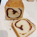 クックEZA14H☆'s cooksnap of when they made あん食♪（あんこ渦巻き食パン）.