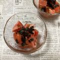 おはなすき's cooksnap of when they made さっぱり和え物♡トマト×のり.