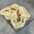 mamechii's cooksnap of when they made HBで♡米粉のナン.