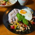 samakosama's cooksnap of when they made おもてなしタイ料理☆本格ガパオライス.