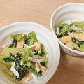 みるくクロワッサン's cooksnap of when they made 小松菜と人参の油揚げナムル.