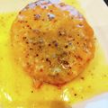 Sun Flover's cooksnap of when they made 鮭バーグ★きのこクリームソース.